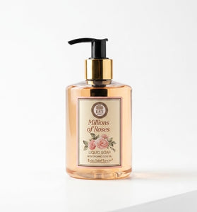 EST 1923 Millions of Roses Liquid Soap 250mL – Organic Olive Oil Hand Wash, Vegan Moisturizing Cleanser