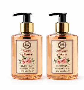 EST 1923 Millions of Roses Liquid Hand Soap 250ml – Moisturizing Hand Wash with Olive Oil, Pack of 2
