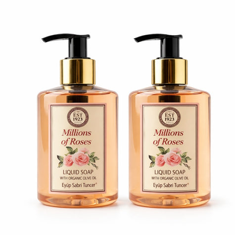EST 1923 Millions of Roses Liquid Hand Soap 250ml – Moisturizing Hand Wash with Olive Oil, Pack of 2