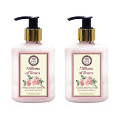 Eyup Sabri Tuncer Millions of Roses Hand & Body Lotion With Organic Argan Oil – 250ml Rose Scented Moisturizing Lotion, Pack of 2