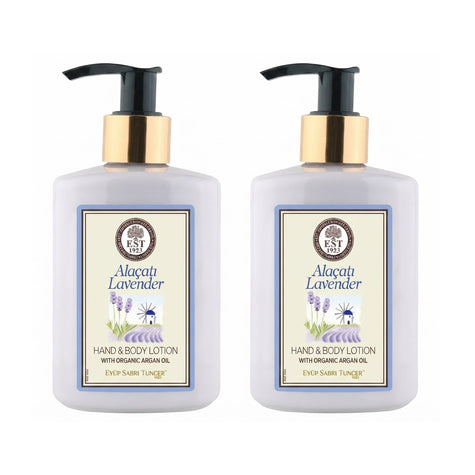 EST1923 Moisturizing Hand & Body Lotion with Organic Argan Oil 250ml (Pack of 2) – Choose Your Fragrance