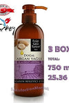 Natural Argan Oil Hand and Body Lotion 250 ml Made in Turkey Eyup Sabri Tuncer (3 Pack)