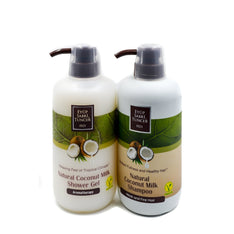 Eyup Sabri Tuncer Natural Coconut Milk Hair Care Basics Set - Shampoo & Shower Gel