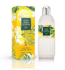 Eyup Sabri Tuncer Classic Lemon Cologne for Men and Women (400 ML Glass Bottle)