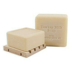 Eyup Sabri Tuncer Donkey Milk Bar Soap with Wooden Soap Holder - 150G