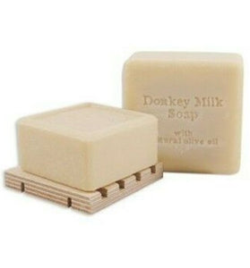 Eyup Sabri Tuncer Donkey Milk Bar Soap with Wooden Soap Holder - 150G