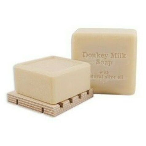 Eyup Sabri Tuncer Donkey Milk Bar Soap with Wooden Soap Holder - 150G