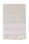Turkish Cotton Towels, Handwoven, Odel Linen Pink (39 x 66.9 Inches)